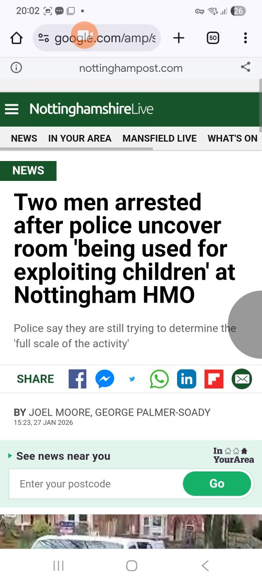 jomickane's tweet image. Nottinghamshire Police launched an investigation after part of a house of multiple occupation (HMO) in Woodborough Road, St Ann's was reported to be rented for "sexual purposes".
The force said "a number" of these victims were identified as children and they are still trying to…