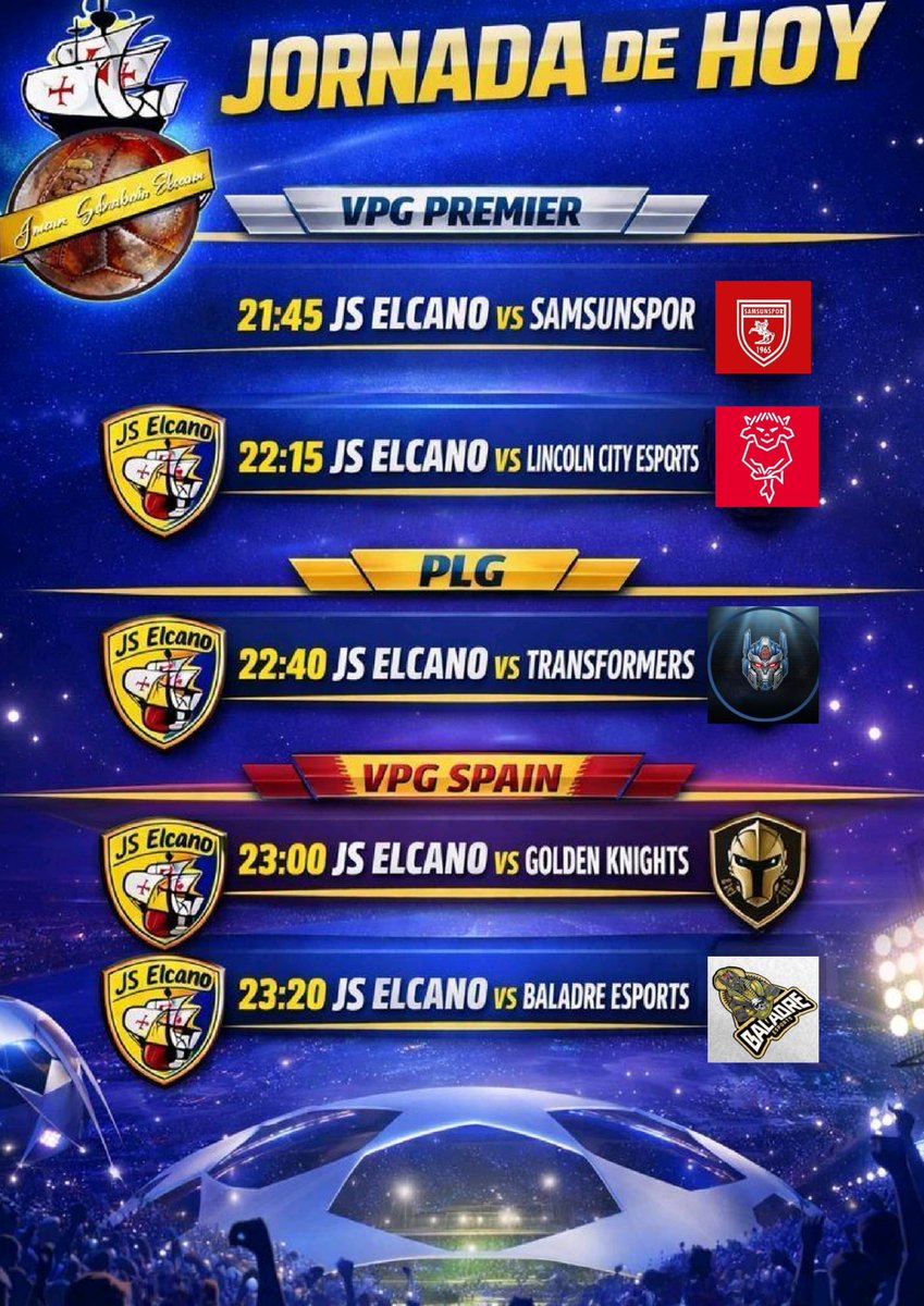 Jornadas de hoy!! 🔥🔥