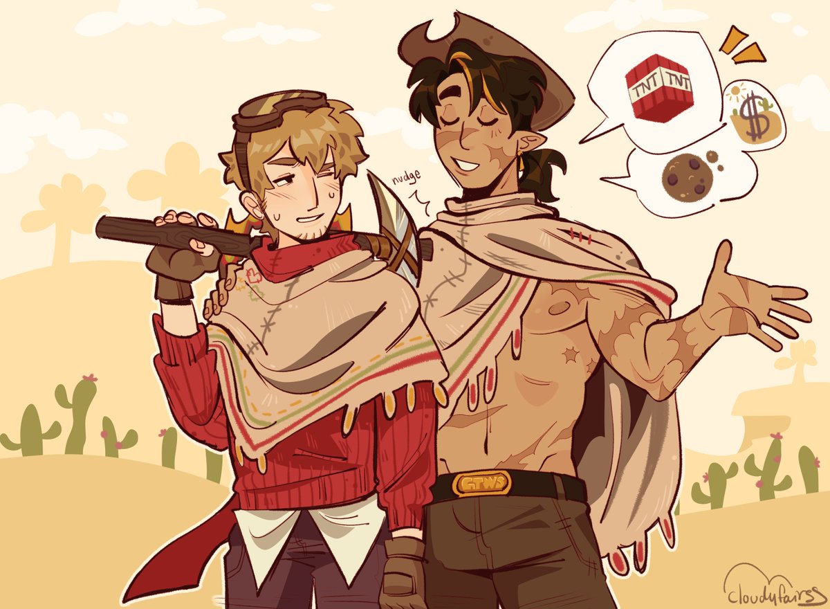 cloudyfairss's tweet image. [ trafficshipping, dessert duo, #scarian ]

im going insane without a place to post these