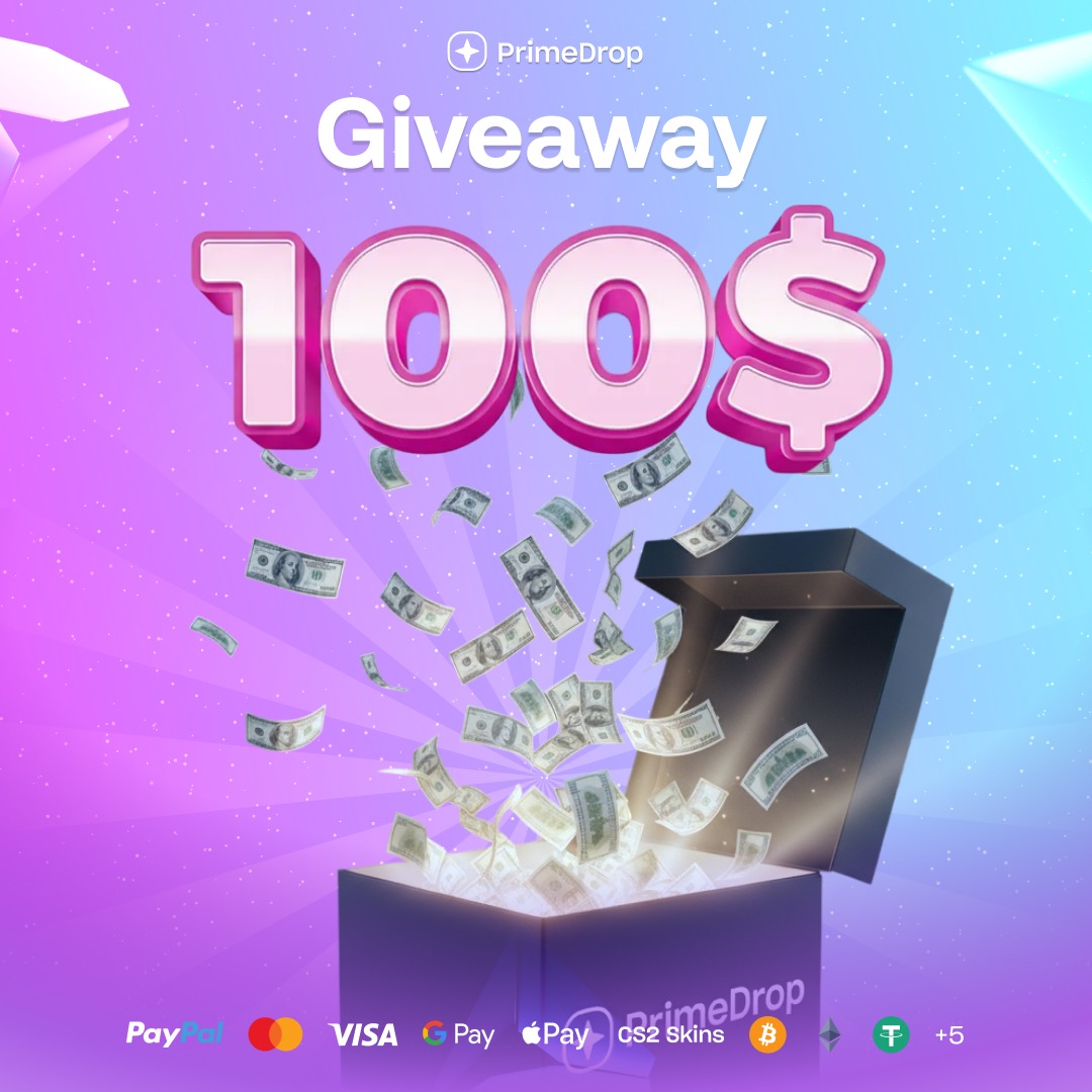 💰 $100 GIVEAWAY!

✅ Follow Me &amp; <a href="/PrimeDropOff/">PrimeDrop.com</a> 
✅ Retweet
✅ Tag a Friend

🎁 Get 3 FREE cases when signing up: primedrop.com

⏰ Rolling in 7 Days!