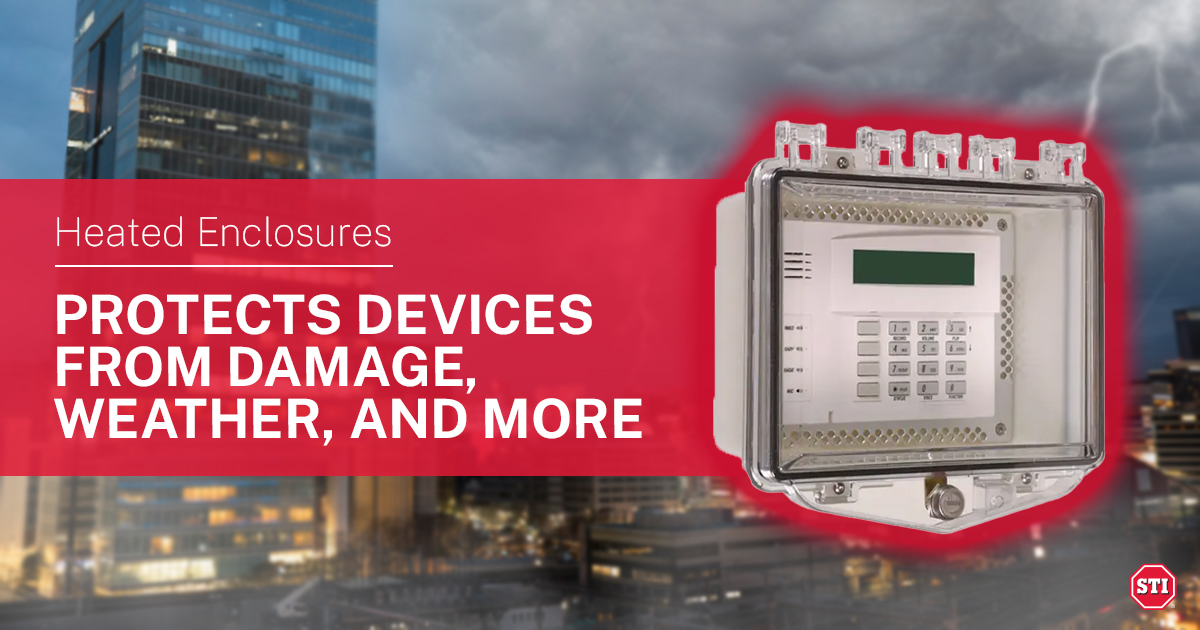 Fire alarm panels, annunciators, &amp; sensitive electronics are often exposed to damage, harsh environments, &amp; everyday wear.

STI’s heated enclosures are designed to protect sensitive devices while maintaining internal temperatures above freezing. 

Link in bio.