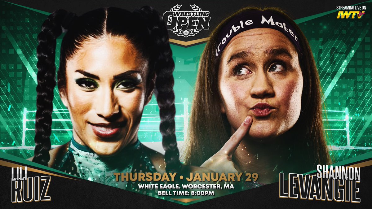 WrestlingOpen's tweet image. LA PESCADITA RETURNS

@LaPescaditaRuiz is back to take on @ShannonLevangie!

This Thursday at the White Eagle!

🎟️: tinyurl.com/Open129Tix
or $10 at the door!
📺: @indiewrestling