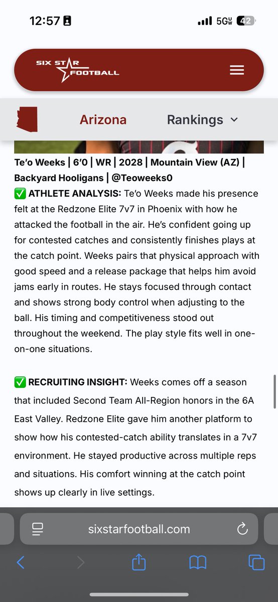 Te’o Weeks tweet media