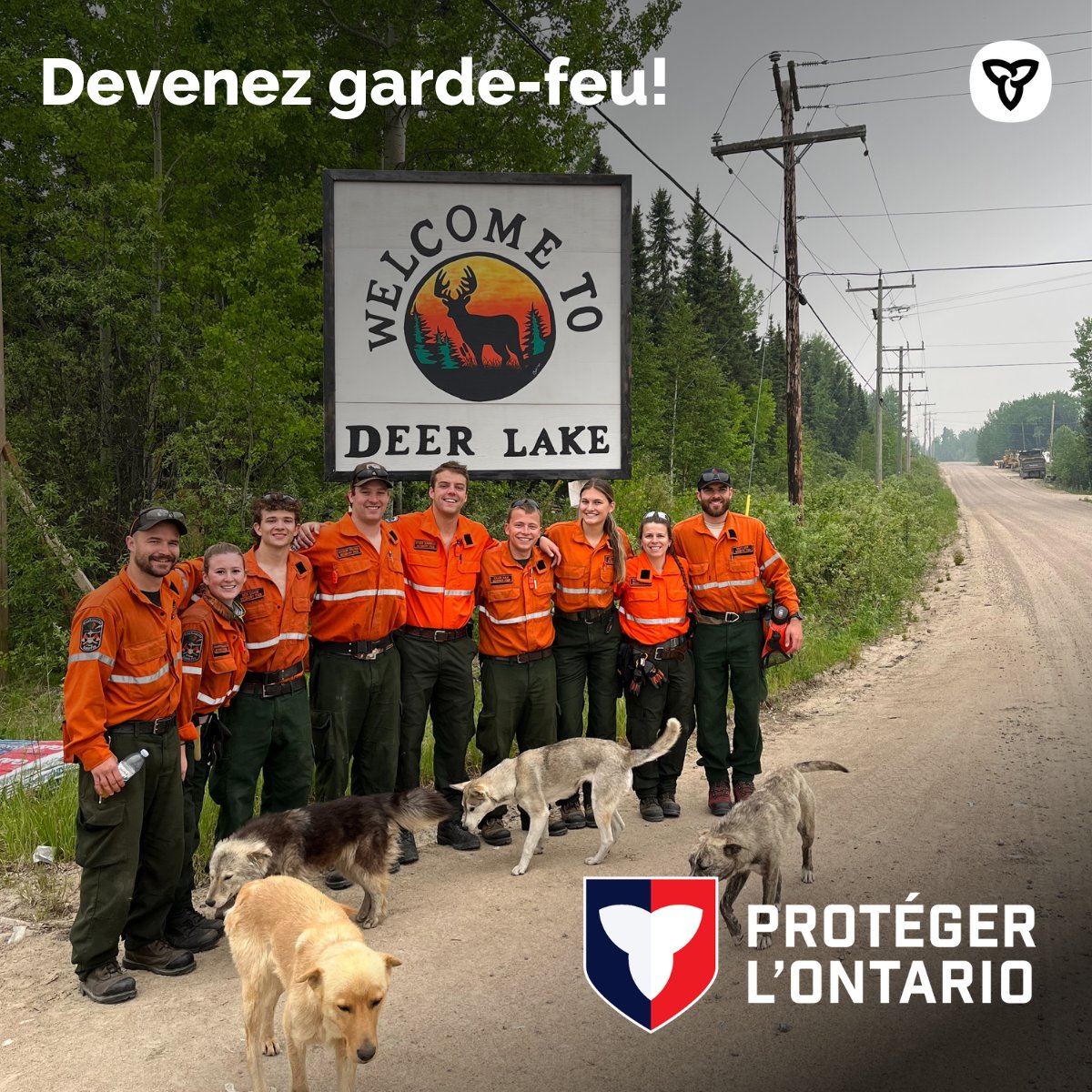 Si vous vous intéressez à faire partie de la protection des forêts et des communautés contre les feux de broussaille en Ontario, soumettez votre candidature pour devenir #GardeFeu! 

Ontario.ca/GardeFeu.