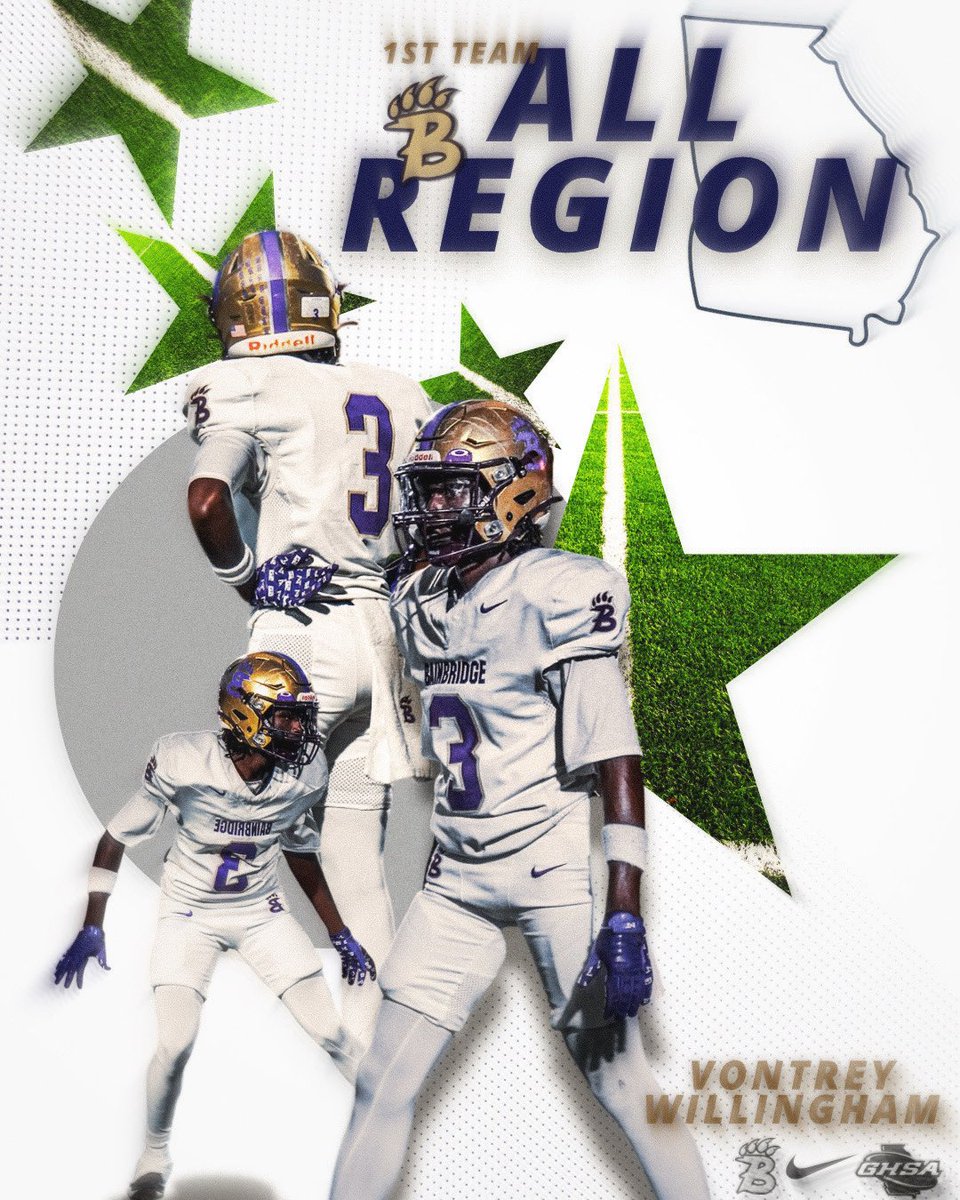 wedkyou3's tweet image. 1st team all region wide receiver✅ @bryce_worthy @RecruitGeorgia