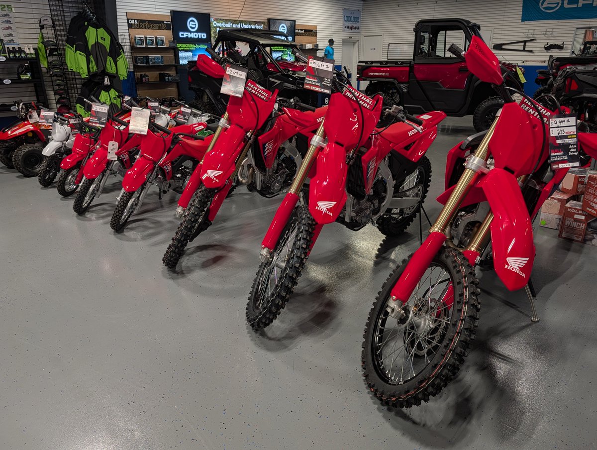 BallEquipment's tweet photo. ☀️ Spring riding season will be here before you know it! We’re fully stocked with the NEW 2026 Honda CRF lineup. https://t.co/o2ioAMm8mO

#IsItSpringYet #Dirtbike #Offroad #SouthEastMichigan #Detroit #SterlingHeights #PortHuron #MacombCounty https://t.co/qq86Dv75Ej
