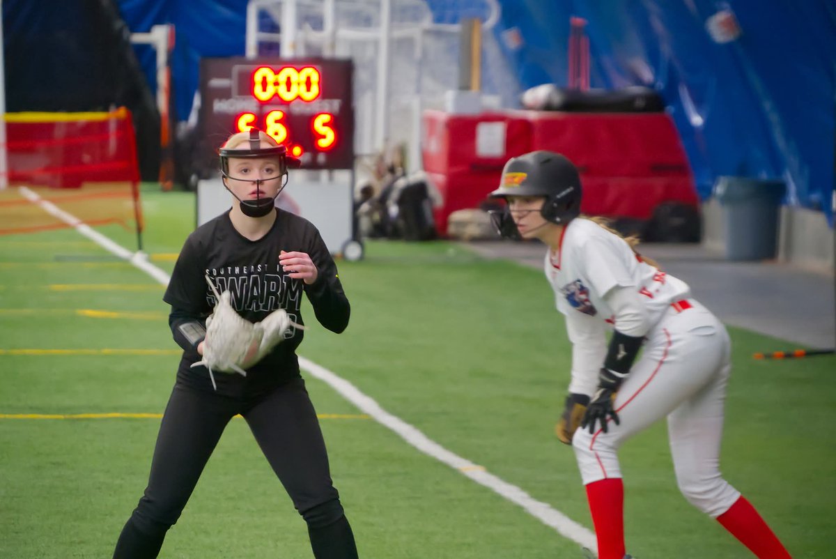 IOWASWARM2026's tweet photo. KyLea Schwenker holding the line https://t.co/VVdFEPm8PB