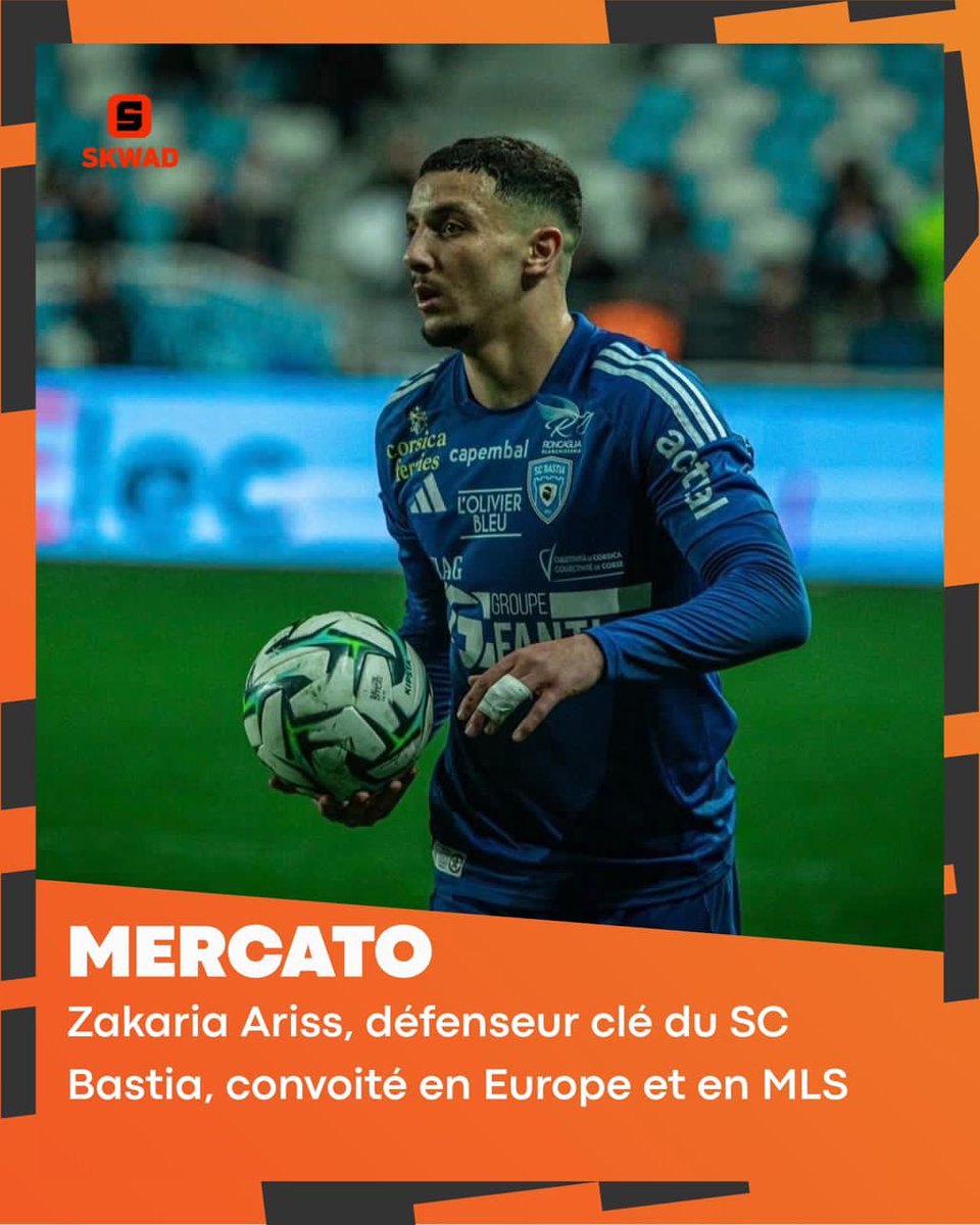 Des offres arrivent pour Zakaria Ariss 👀

Le jeune défenseur marocain du SC Bastia (21 ans) attire déjà l’attention de plusieurs clubs. Le Standard de Liège en Belgique et l’Union de Philadelphie en MLS seraient sur les rangs pour recruter cette pépite polyvalente 🙌🏻

Avec 19