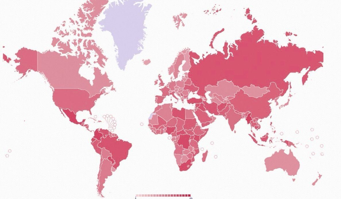 Global Organized Crime Index 2025

Criminal Market Scores

1. Mexico🇲🇽
2. Myanmar🇲🇲
3. Colombia🇨🇴
4. Iran🇮🇷
5. Nigeria🇳🇬
6. Kenya🇰🇪
7. Brazil🇧🇷
8. South Africa🇿🇦
9. Ecuador🇪🇨
10. UAE🇦🇪
11. Afghanistan🇦🇫
11. Russia🇷🇺
13. Türkiye🇹🇷
14. Thailand🇹🇭
15. India🇮🇳
18. Paraguay🇵🇾
18.