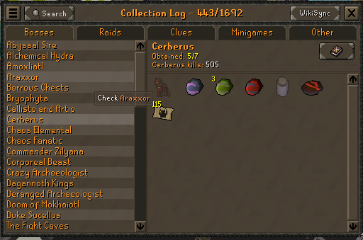 OneLilPig's tweet photo. 1st KC of the day!! 505 KC Primordial Crystal. Cerb crystal's completed! :D https://t.co/zSzrRWY6No