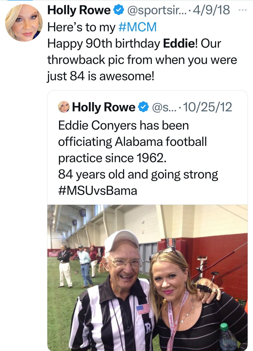Holly Rowe tweet media