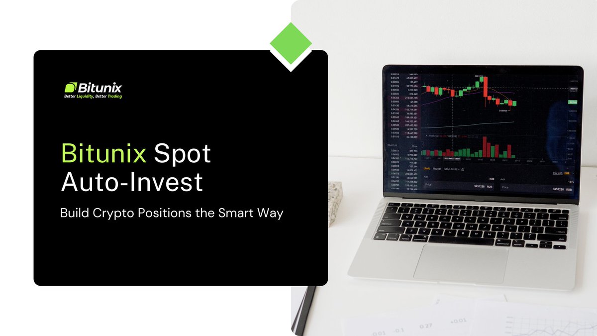 Spot Auto-Invest on @BitunixOfficial is designed for investors who want  consistency over speculation. It uses a Dollar Cost Averaging (DCA)  strategy to automate recurring crypto purchases with USDT, helping reduce  the impact