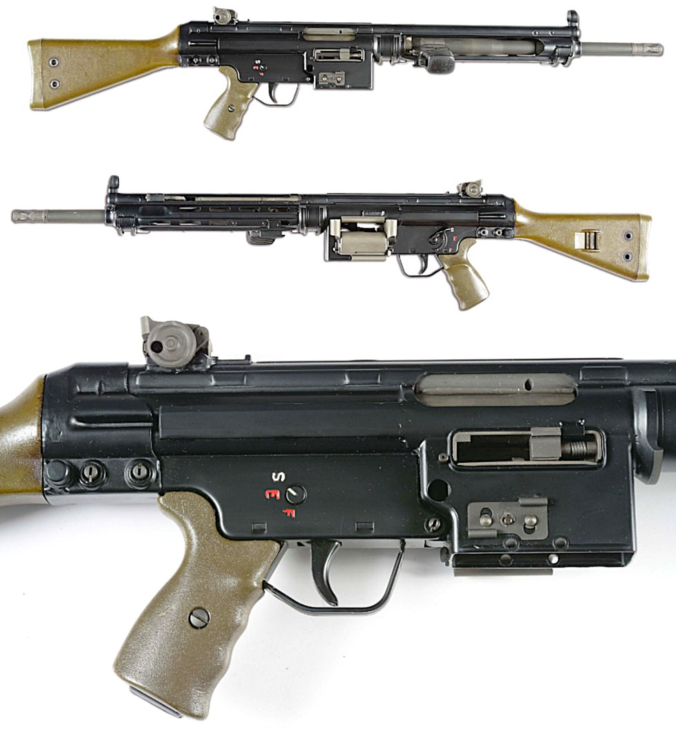 Fleming/Dyer HK-21 belt-fed machine gun .308 Win