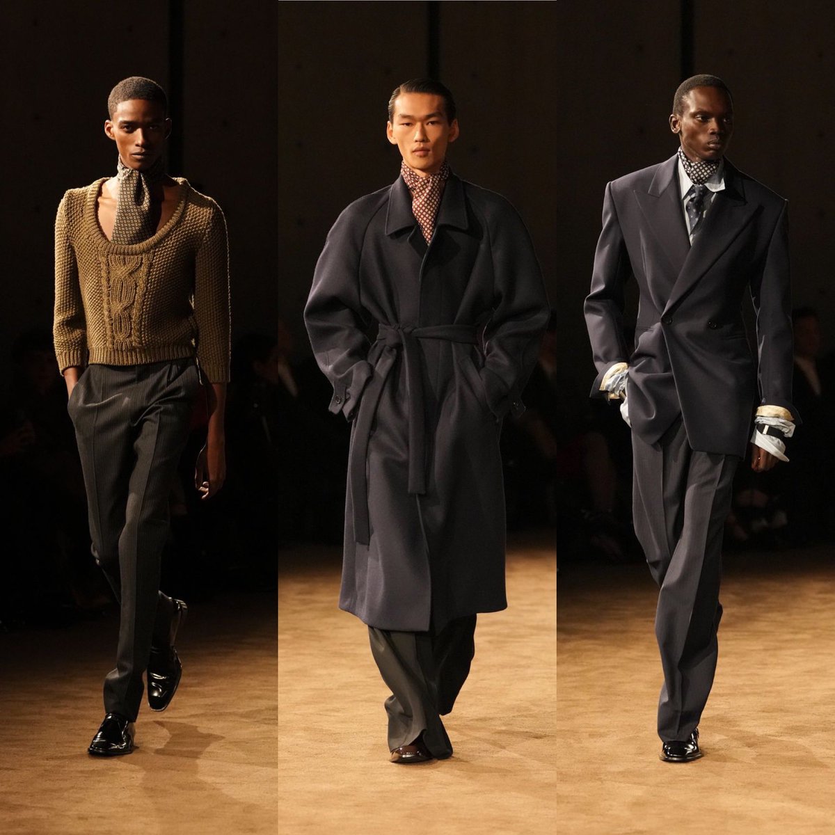 StreetFashion01's tweet image. Saint Laurent Fall 2026 by Anthony Vaccarello😭😭😭😭