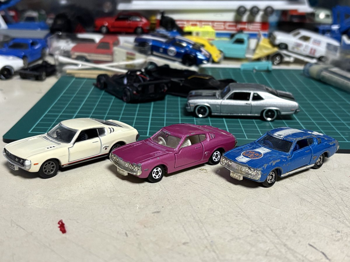 porschegmbh's tweet photo. #トミカ #TOYOTA  #CELICALB 
おはようございます☀️
リミテッドが入ってチームになりました👍
セリカはいつもアヴァンギャルド🤩 https://t.co/es8FDGD8Pp