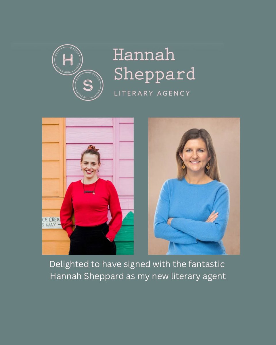 So excited to be working with Hannah Sheppard as my new literary agent