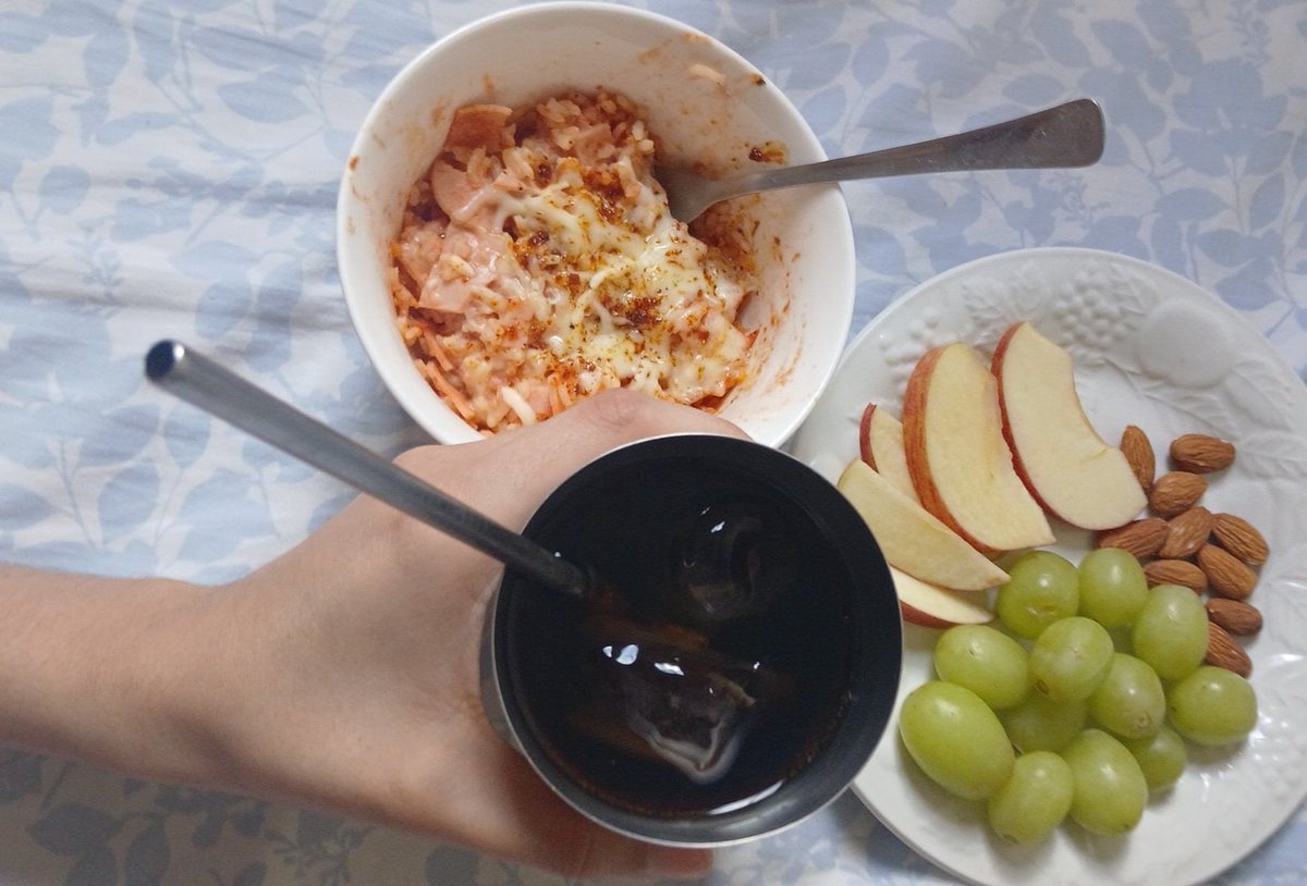 todays lunch 😇😇 coke zero obviously