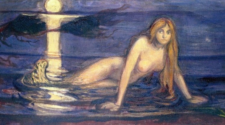 X_ArtGallery's tweet photo. Edvard Munch - The Lady from the sea https://t.co/Kmwuf0uvVP