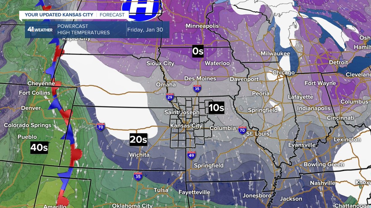 KSHB41's tweet image. WEATHER BLOG | @JeffPennerKSHB says we’ve gone from the deep freezer over the weekend to the regular freezer on Tuesday and Wednesday.

A trip back to the deep freeze is next before Kansas City sees a warm-up.

Read more: ⬇️

kshb.com/weather/kshb-4…