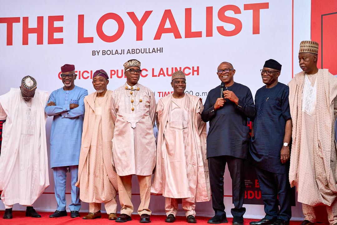 PeterObi's tweet image. Loyalty to Who?

Today in Abuja, I attended the book launch of "The Loyalist" by Hon. Bolaji Abdullahi @BolajiADC , spokesperson for the ADC. The subject of loyalty in Nigeria is of utmost importance. We live in a nation where many elites in leadership positions demonstrate…
