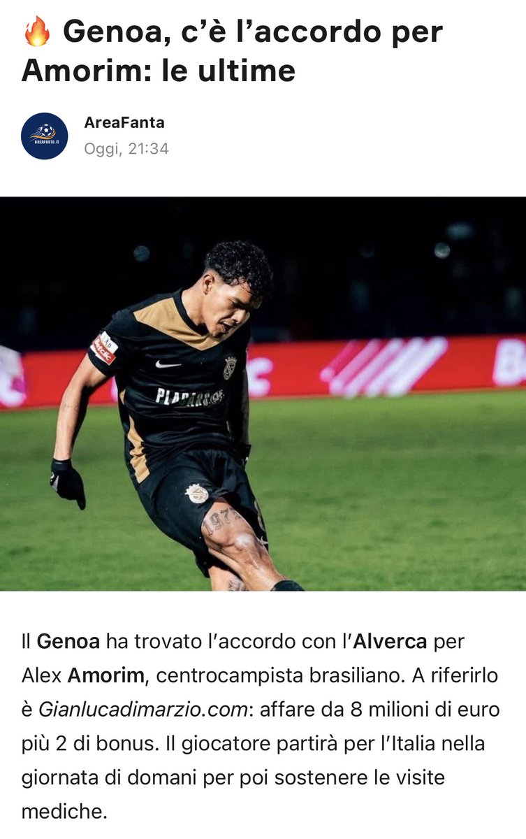 paolopasquale's tweet image. Beh dai…😍
#Genoa #Amorim #calciomercato