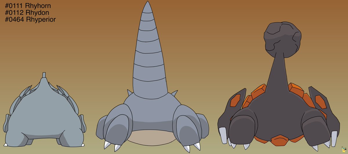 Buttdex Entry!

#0111 Rhyhorn Among the best of rock types. Big and smooth.  🍑🍑🍑🍑
#0112 Rhydon 🍑🍑🍑🍑
#0464 Rhyperior 🍑🍑🍑🍑

Not too different from similar-shaped Pokemon like Nidoqueen.