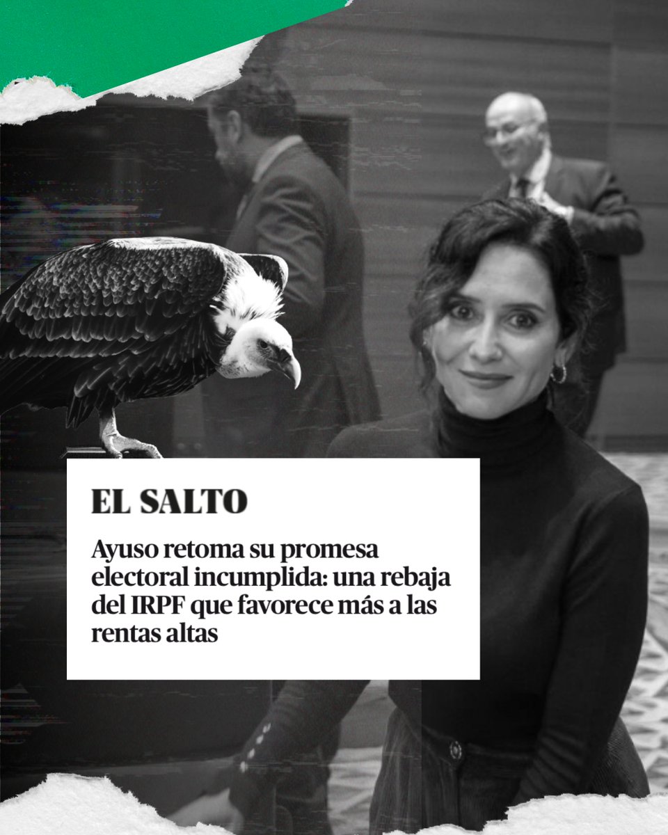 Si a madrileño se le beneficia con 10€ y a otro con 2000€, adivina quién sufrirá más el recorte de servicios públicos que dejarán de prestarse con la suma de ese ahorro.

Te están robando Madrid