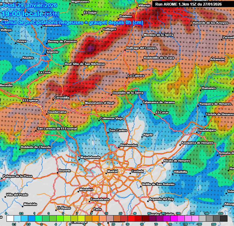 MeteoExplora's tweet photo. 🌡️ Temperatura actual en torno a los 4ºC.
Habrá que seguir la evolución de las próximas horas, aunque parece complicado a priori ver #nieve en la capital.
Veremos si hay desplomes puntuales coincidiendo con precipitación más intensa para permitir la aparición de algunos #copos. https://t.co/VDBvStCWHv