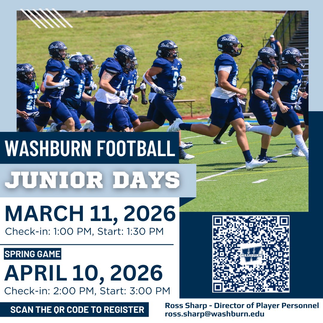 Washburn Football tweet media