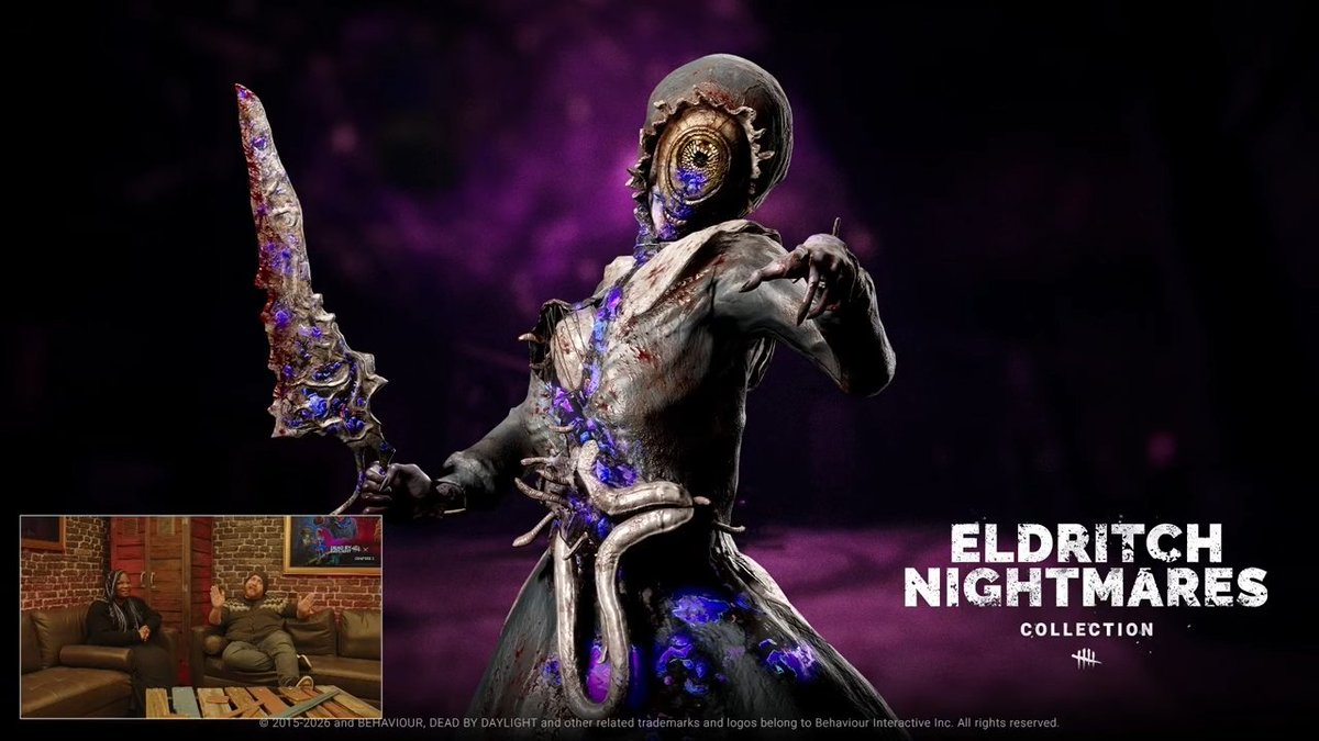 dbd_kamigame's tweet photo. 【ナースとトーリーの新スキン販売決定！】

2月11日に「エルドリッチ・ナイトメアコレクション」スキン2種の販売が決定しました！

かっっっっっっっっっっこよ(　 Д )　⊙ ⊙

■スキン対象
ナース
トーリー・ケイン

▼9.4.0アプデ記念公式配信の新情報まとめ
https://t.co/vhUF2v9ltY
#DbD