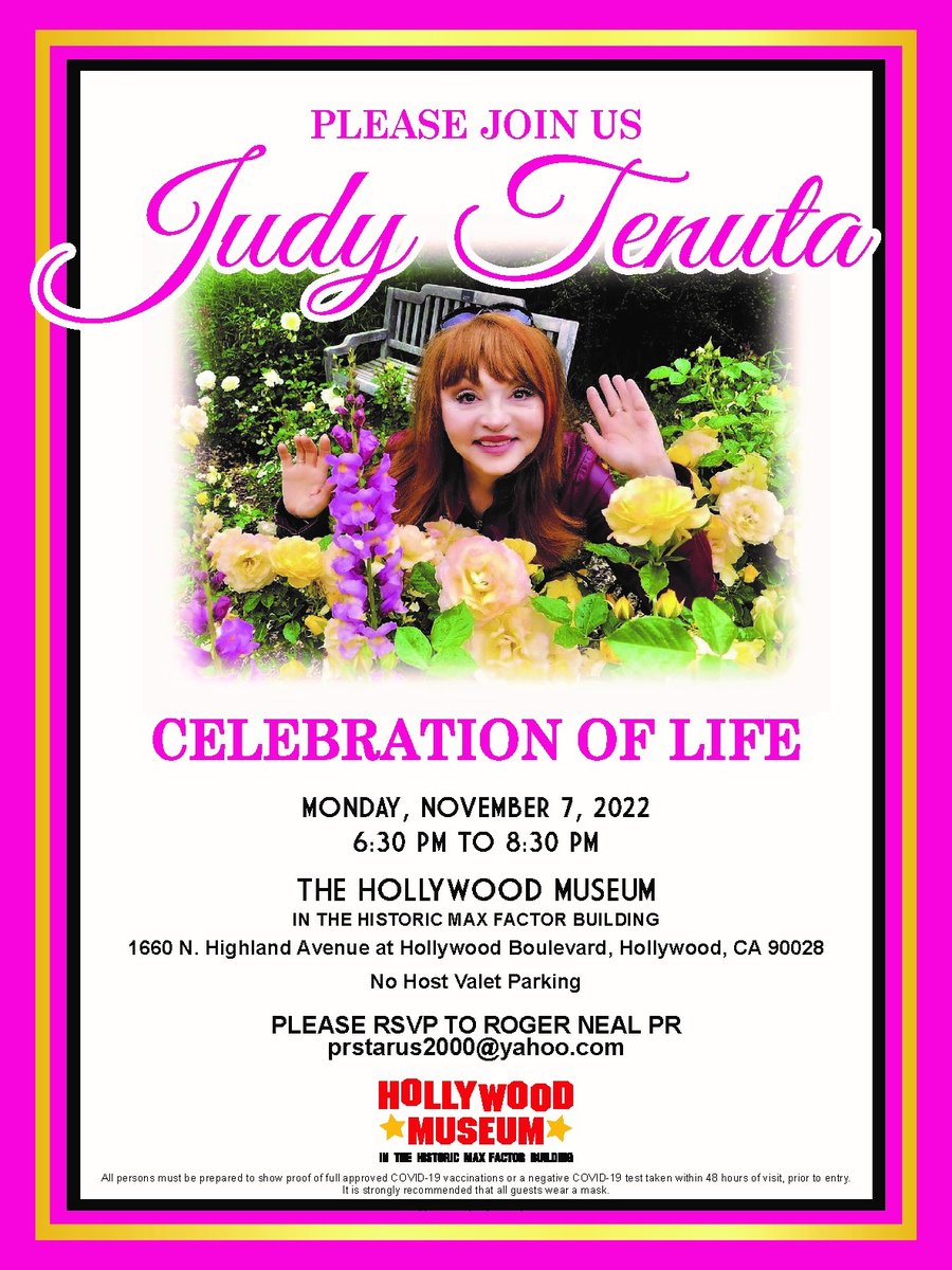 Earlier today, V got a call asking if I were available for a personal appearance. Unfortunately, his request to God for permission was rejected.   
Really, this happened!  

#itcouldhappen #judytenutalegacy