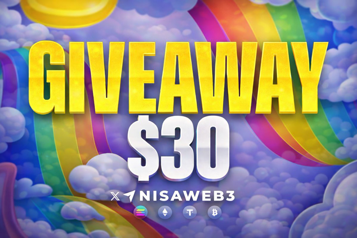 — 𝗚𝗶𝘃𝗲𝗮𝘄𝗮𝘆 🔮✨

 ▪️ We are 𝗴𝗶𝘃𝗶𝗻𝗴 𝗮𝘄𝗮𝘆 $30 in $USDT to 2 winners!

1️⃣ RT &amp; Like
2️⃣ Follow <a href="/riftsq/">rift</a> 🔔

Ends in 24 Hours ⏱️