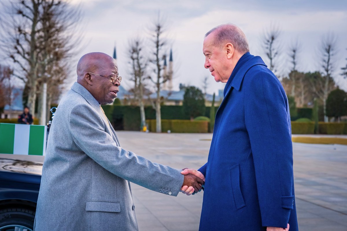 officialABAT's tweet image. During the State Visit today in Ankara, Türkiye, President Recep Tayyip Erdoğan and I reaffirmed our shared ambition, which speaks directly to jobs, investment, and opportunity for our people, creating a clear pathway to a five-billion-dollar trade volume between Nigeria and…