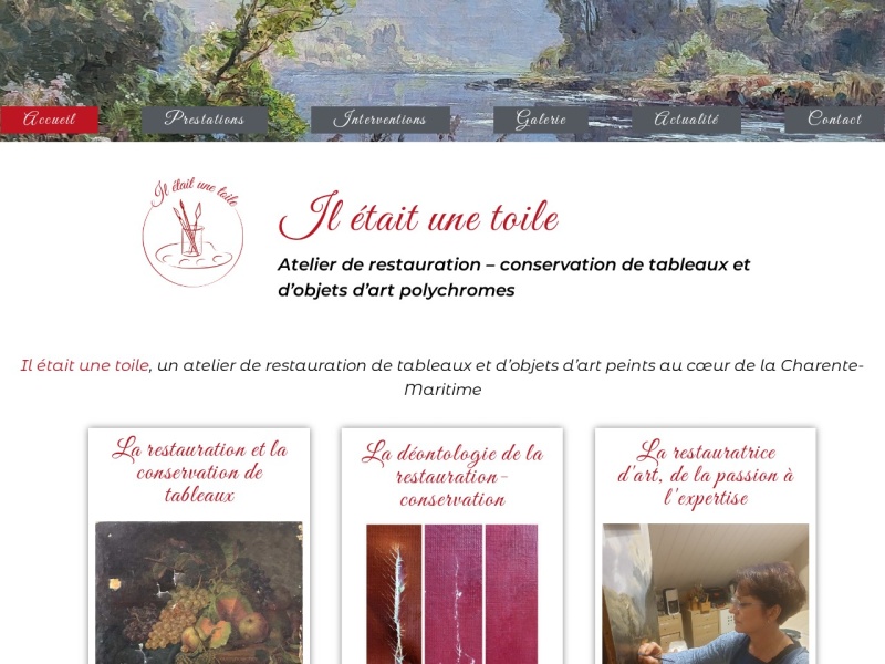 Tableaux Il Etait Une Toile à #Montils (#CharenteMaritime) Aude Monet est Maître Artisan d'Art. Elle est titulaire d'un diplôme de restauration-conservation de tableaux et d'objets d'art polychr...
Suite 👉 artisansdupatrimoine.fr/professionnel/…
#Artisan #Restauration #Patrimoine