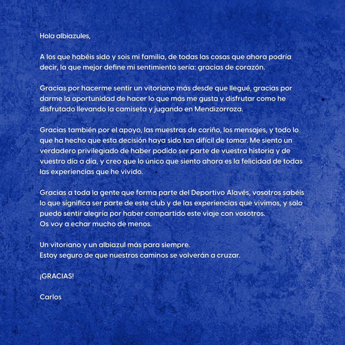 ¡GRACIAS, <a href="/Alaves/">Deportivo Alavés</a>! 
¡GRACIAS, VITORIA!