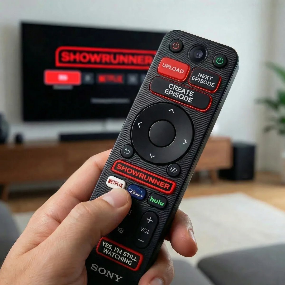 Showrunner remote mockup