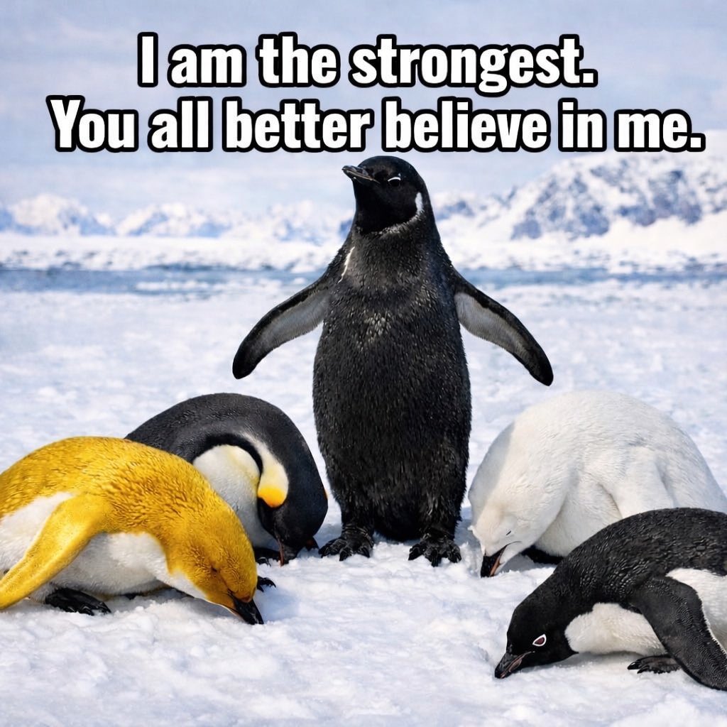 $BPENGU more rare than a black swan. If your sleeping on the King your doomed 🥷🐧🫡🤣🏔️📈