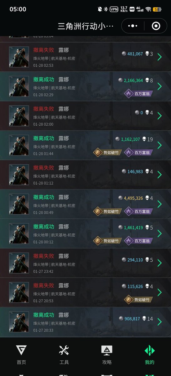 还活着，依旧沉迷三角洲