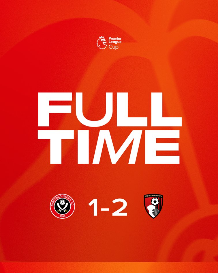 sufcdevelopment's tweet photo. FT: Blades bow out of the Premier League Cup. https://t.co/Fqs9URC6Fj