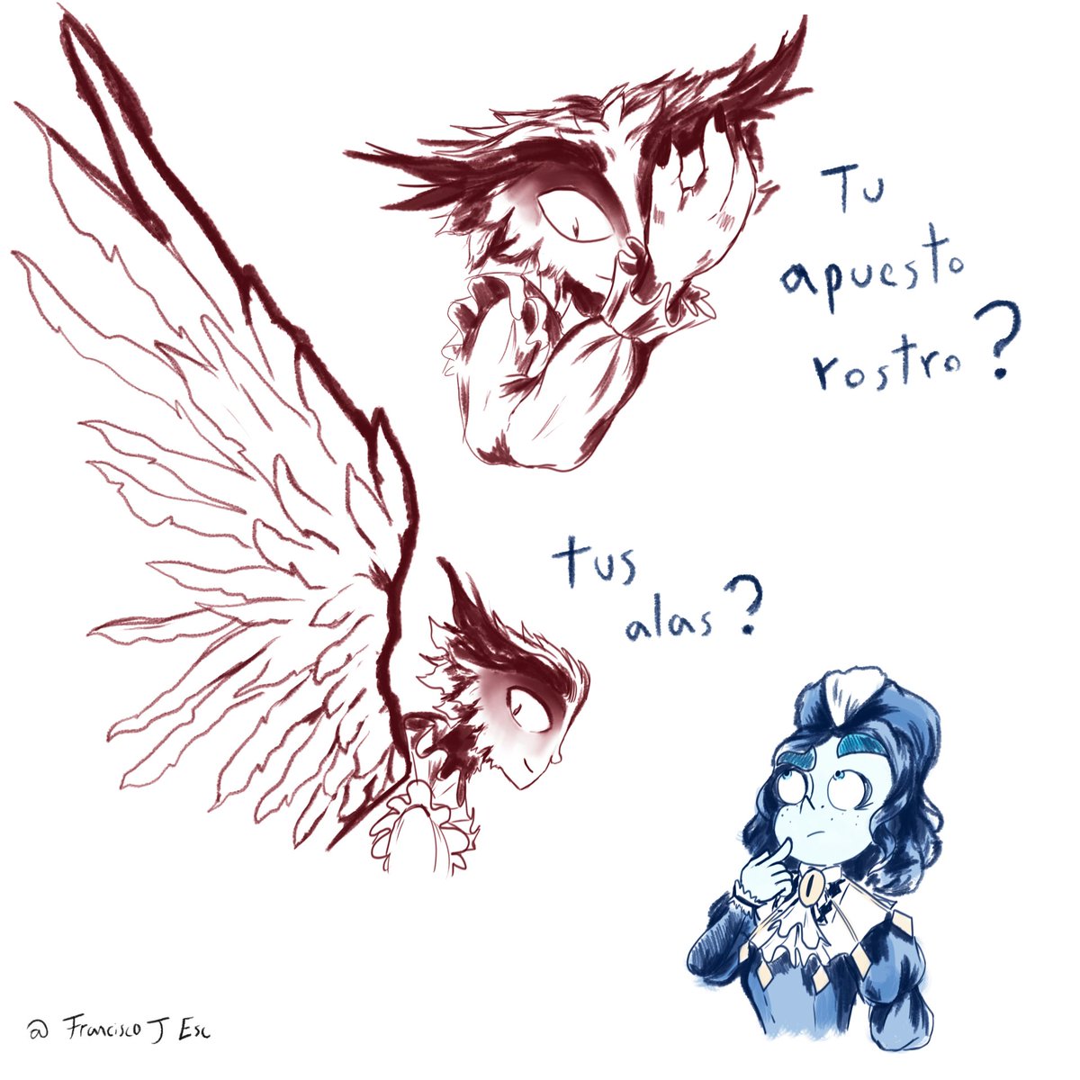 De verdad lo extraña . . .
#soyfrankelda #Frankelda