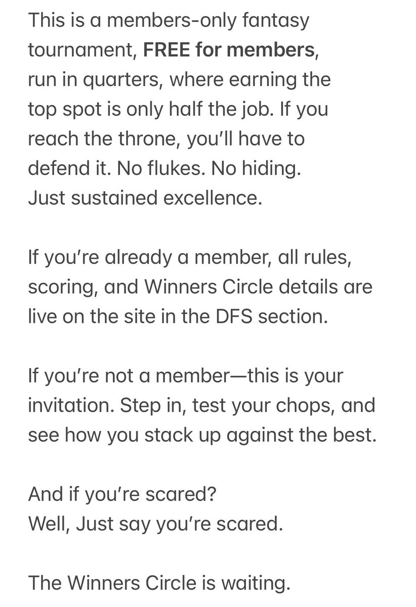 MadLabMMA's tweet photo. 🏆MadLab MMA Fantasy Championship🏆

Read details and if you’re scared, 
just say you’re scared. 

FREE For Members Only. 
#UFC #MMA #Boxing #DFS #FantasySports https://t.co/FBeVUpWkgE