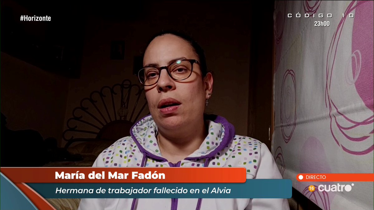 María del Mar Fadón
Hermana de trabajador fallecido en el Alvia #Horizonte