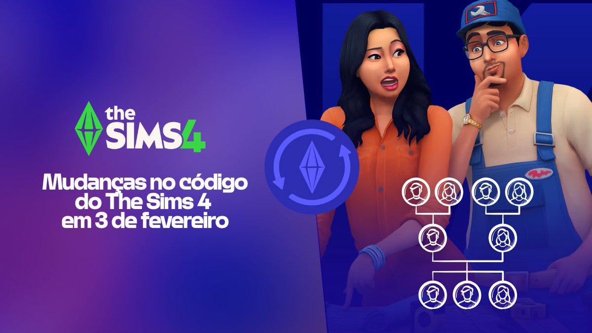 elvisplaylive's tweet photo. Mudanças no código do The Sims 4 em 3 de fevereiro 🌳 👩👧👩👧👦👪👨👦
Atualização do The Sims 4 base muda como mods lidam com parentesco, e a Árvore Genealógica passa a cuidar do resto 👀
> > https://t.co/sHE0jKeyfx
#codigos #bug #mod #cc #sims4