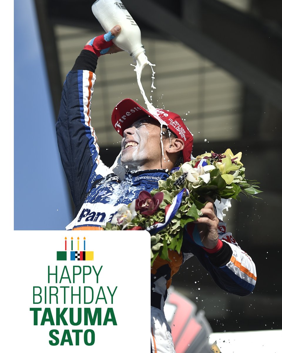 Two-time #Indy500 winner, certified legend 🫡

Repost to wish <a href="/TakumaSatoRacer/">Takuma Sato</a> a happy 49th birthday!