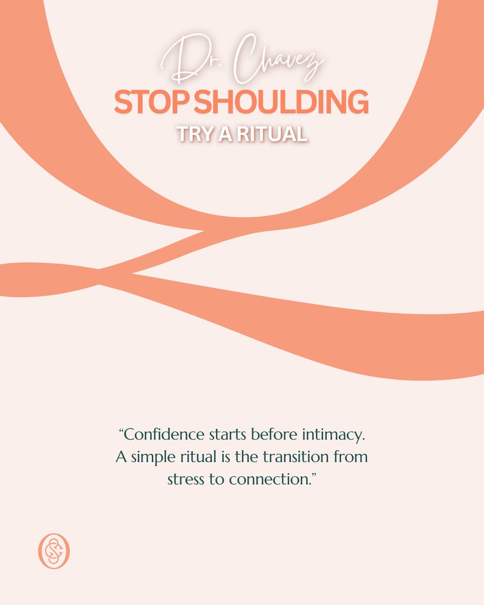 drshannonchavez's tweet image. “Should” often sounds like motivation, but it can turn intimacy into pressure.

A small ritual creates a transition, helping your body shift from stress into presence, and making connection easier to access.

Explore more:
drshannonchavez.com/articles/
#SexTherapy #RelationshipAdvice
