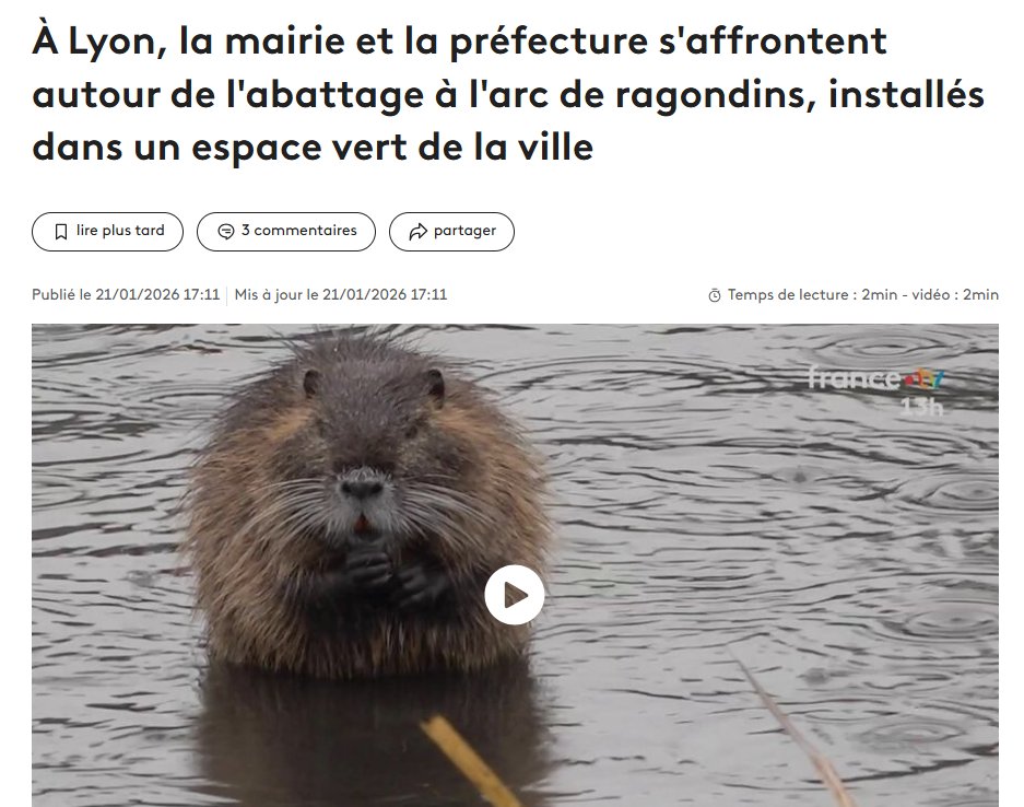 On se doute que les animolâtres déconnectés préfèrent la solution fantasmée. 
Si ça ne saigne pas c'est ok pour eux. 
L'individu avant le milieu pour apaiser leurs consciences tourmentées. 
Les ragondins doivent être éliminés sans nuances. 

lpo.fr/decouvrir-la-n…