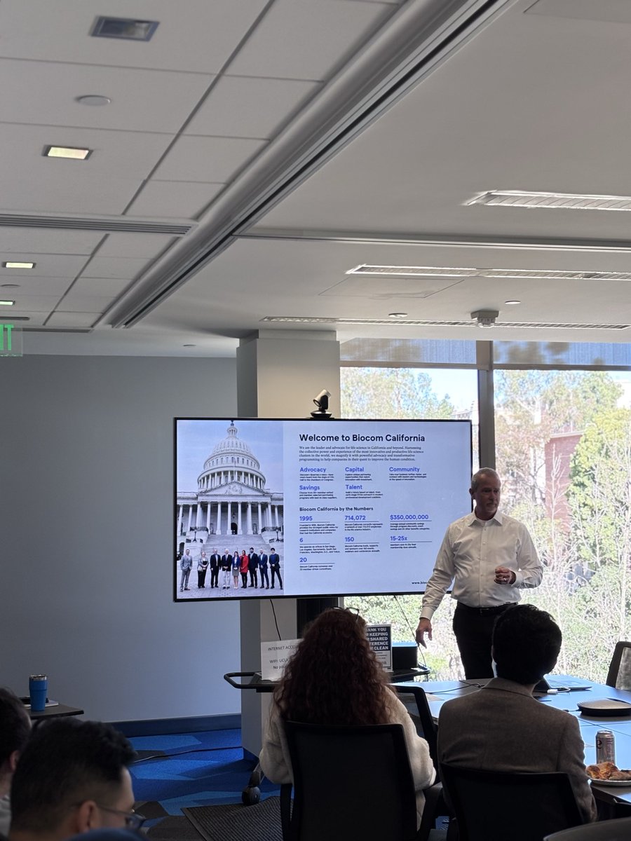 BiocominLA's tweet photo. Great joining the @cnsiatucla Magnify community for a Lunch &amp; Learn on scaling life science #innovation. UCLA’s leadership in translating research into impact is vital to the future of #healthcare. We’re inspired by the founders here and excited to keep supporting this ecosystem. https://t.co/qiwnyQnGnZ