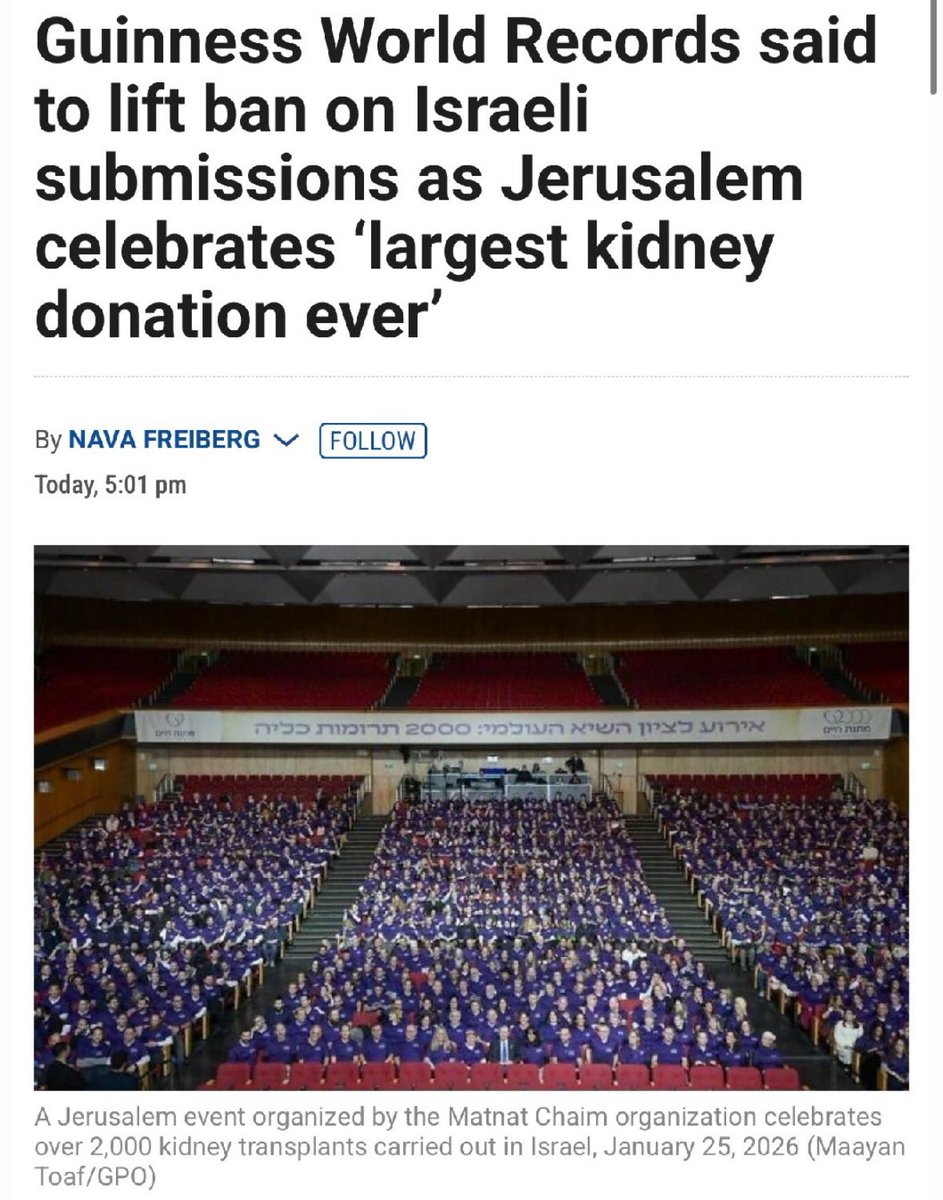 Is anyone going to ask where did Israel get the 2000 Kidneys from?