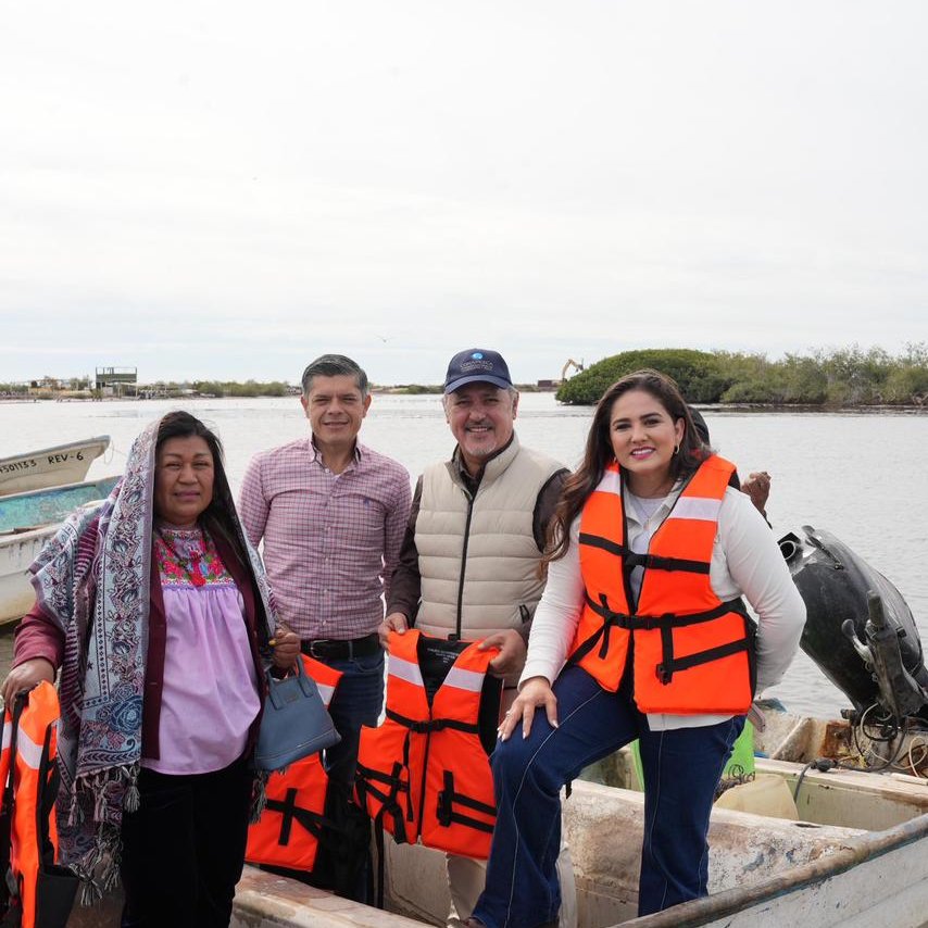 CelidaLopezc's tweet image. En atención a la instrucción de nuestro gobernador @AlfonsoDurazo, hicimos un recorrido por el estero El Riíto, Huatabampo, en compañía del Comisionado Nacional de Pesca @Conapesca, @RigoSalgadoV, el sector pesquero ribereño aporta un gran valor a la economía y siempre contarán…