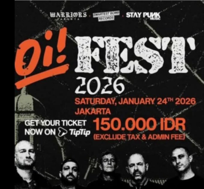 Anyone fancy a punk gig in Jakarta next month? Last weekend saw a French punk band in town!